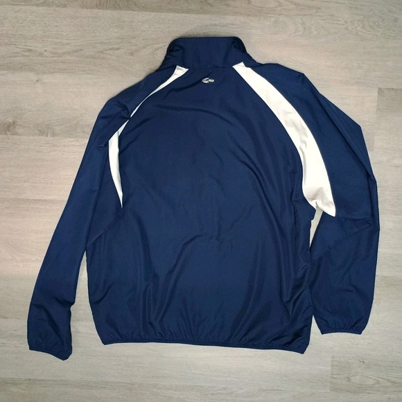 Vintage Adidas Track Wind Breaker Jacket Blue Size Medium ClimaProof 2004 - Picture 7 of 7